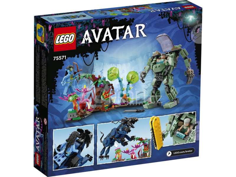 LEGO Avatar - Neytiri a thanator vs. Quaritch v AMP obleku