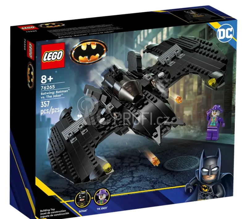 Lego Batman Lego - Batwing - Batman Vs The Joker - 357 Pezzi - 357 Pieces Black