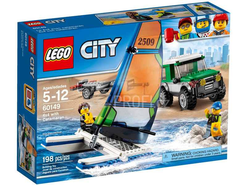 LEGO City - 4x4 s katamaránem