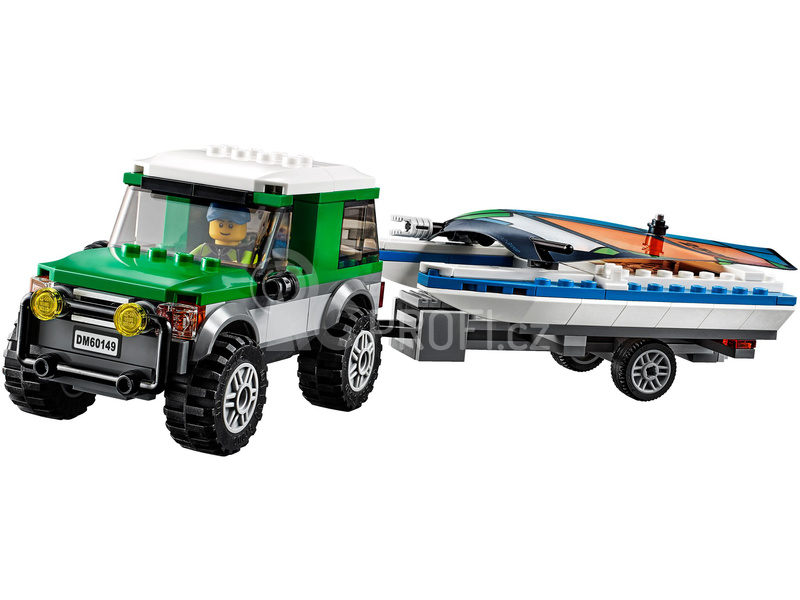 LEGO City - 4x4 s katamaránem