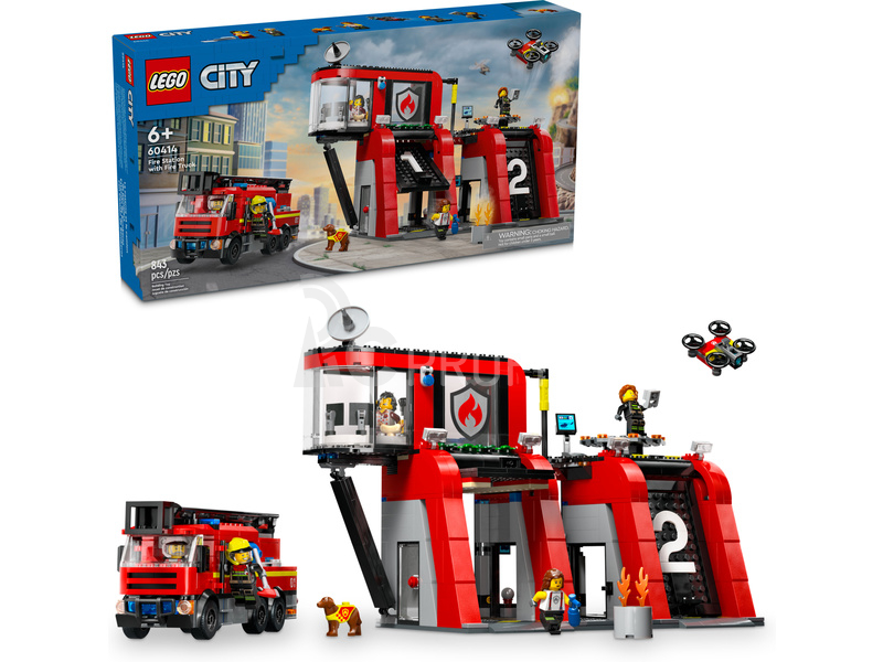 LEGO City - Hasičská stanice s hasičským vozem