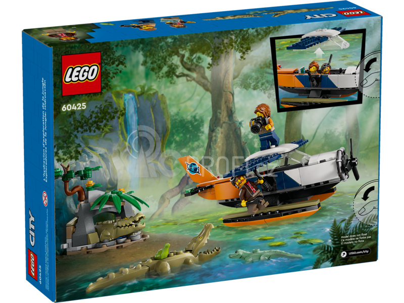 LEGO City - Hydroplán na průzkum džungle