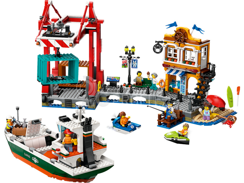 LEGO City - Přístav s nákladní lodí