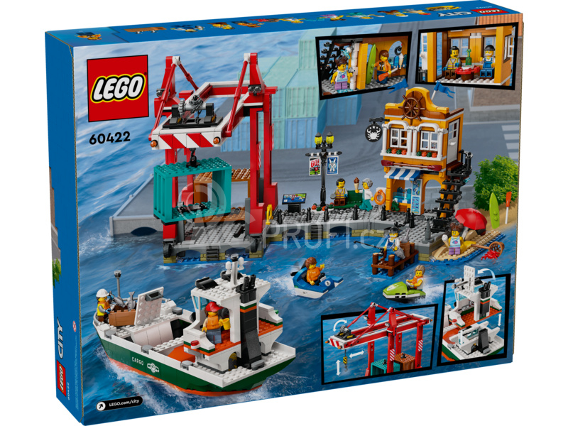 LEGO City - Přístav s nákladní lodí