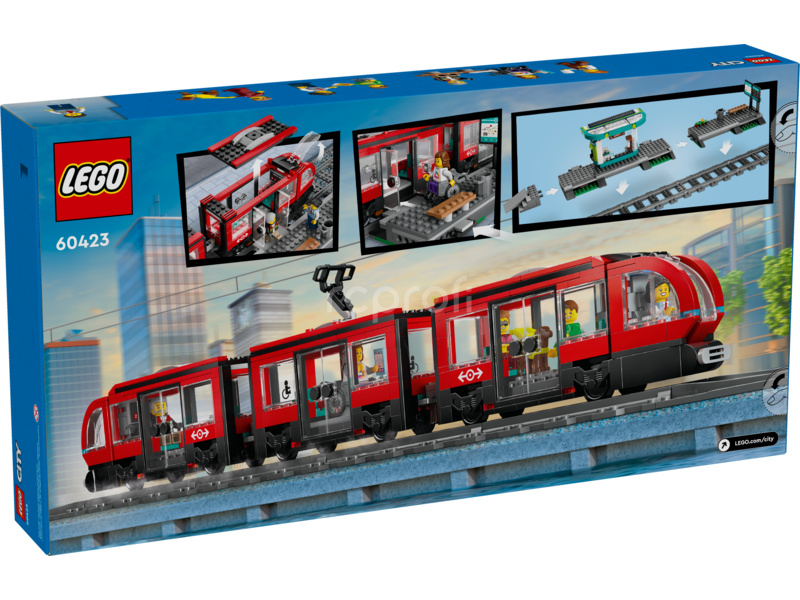 LEGO City - Tramvaj a zastávka v centru města