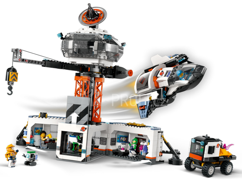 LEGO City - Vesmírná základna a startovací rampa pro raketu