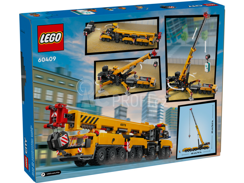 LEGO City - Žlutý pojízdný stavební jeřáb