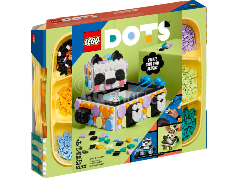 LEGO DOTs - Roztomilá pandí přihrádka