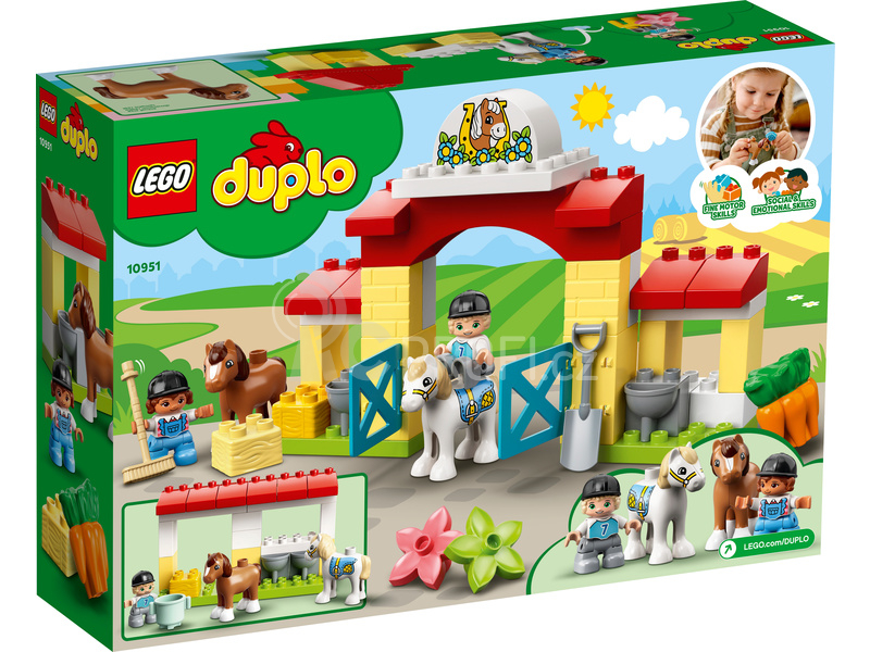 LEGO DUPLO - Koňská stáj a poník