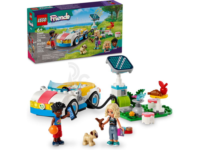 LEGO Friends - Elektromobil s nabíječkou