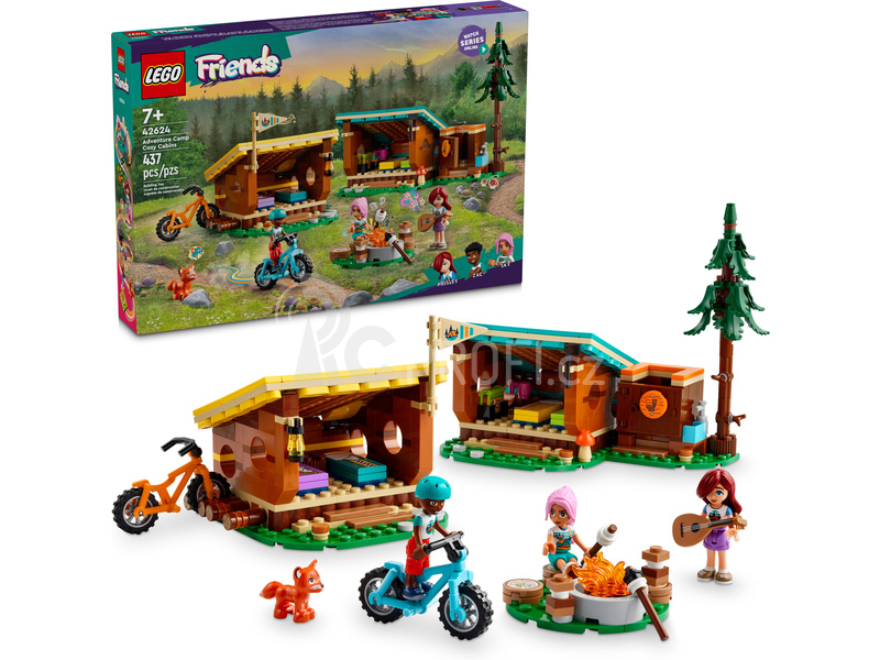 LEGO Friends - Útulné chatky na dobrodružném táboře