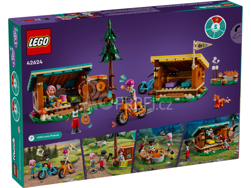 LEGO Friends - Útulné chatky na dobrodružném táboře