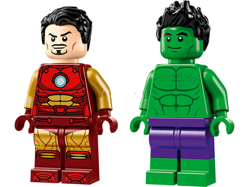 LEGO Marvel - Iron Man s motorkou a Hulk