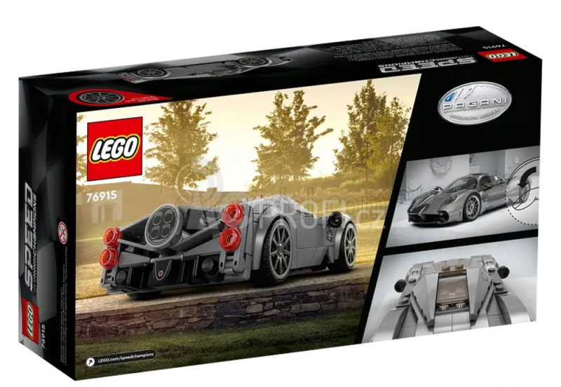 Lego Pagani Lego Speed Champion - Utopia 2022 - 249 Pezzi - 249 Pieces Grey