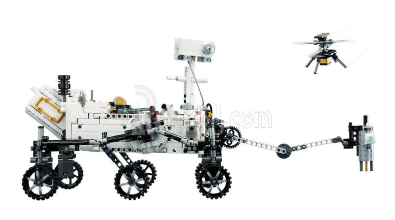 Lego Rover Lego Technic - Nasa Mars Rover Perseverance - 1132 Pezzi - 1132 Pieces Bílá Černá