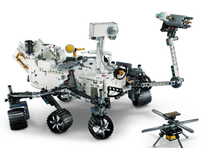 Lego Rover Lego Technic - Nasa Mars Rover Perseverance - 1132 Pezzi - 1132 Pieces Bílá Černá