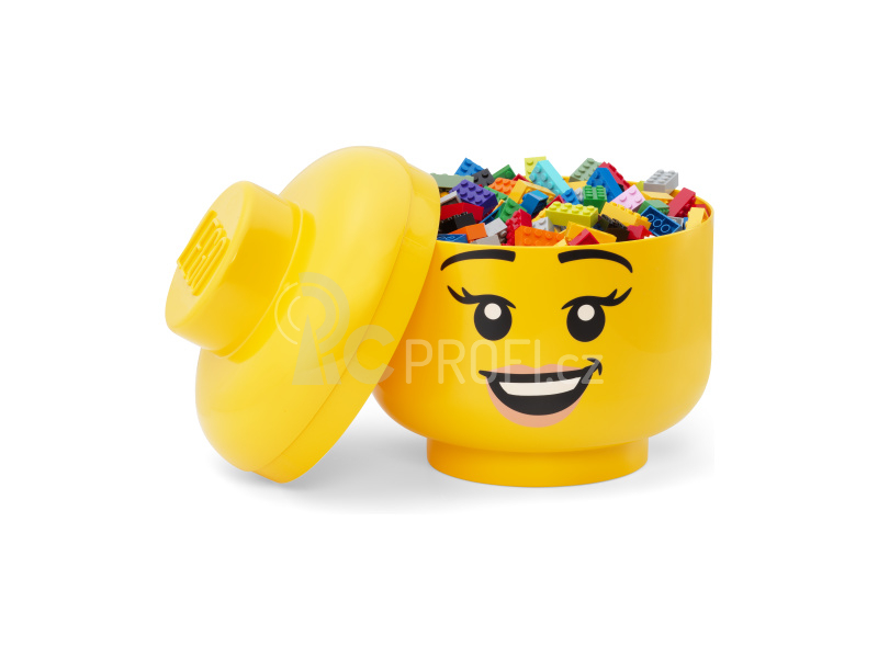 LEGO Storage Head Large - šťastný chlapec