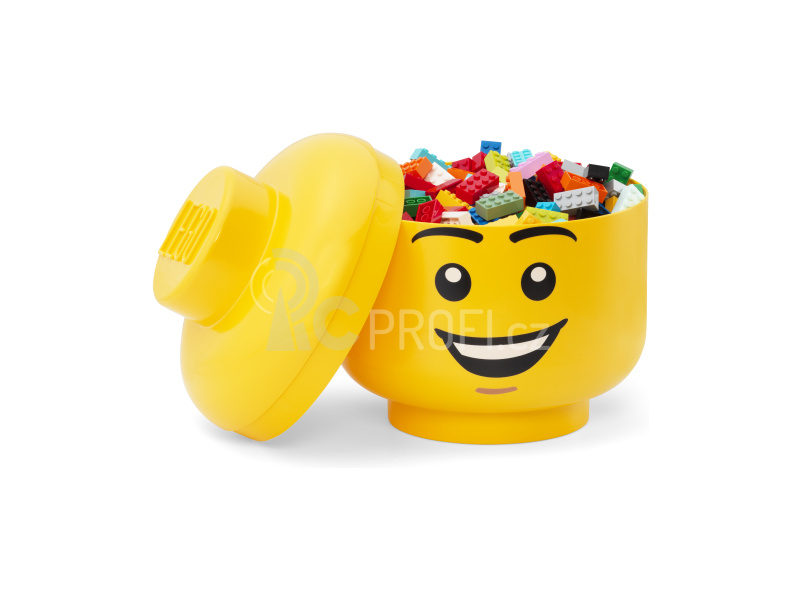 LEGO Storage Head Large - šťastný chlapec