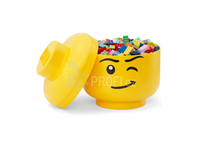 LEGO Storage Head Large - šťastný chlapec