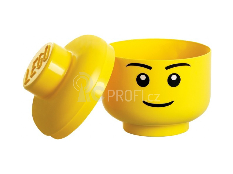 LEGO Storage Head small - šťastná dívka