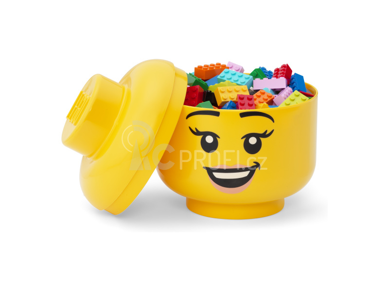 LEGO Storage Head small - šťastný chlapec