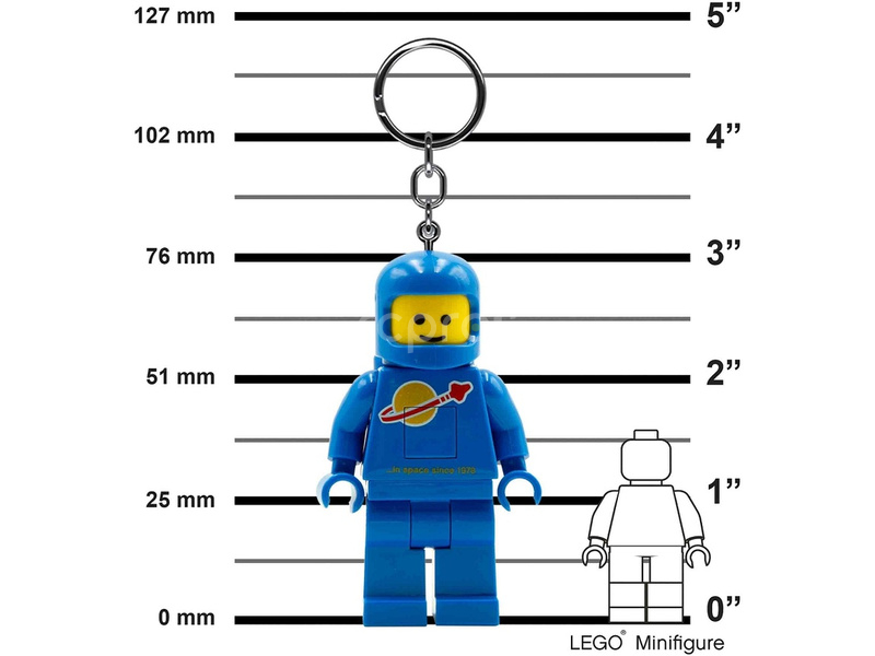 LEGO svítící klíčenka - Kosmonaut modrý