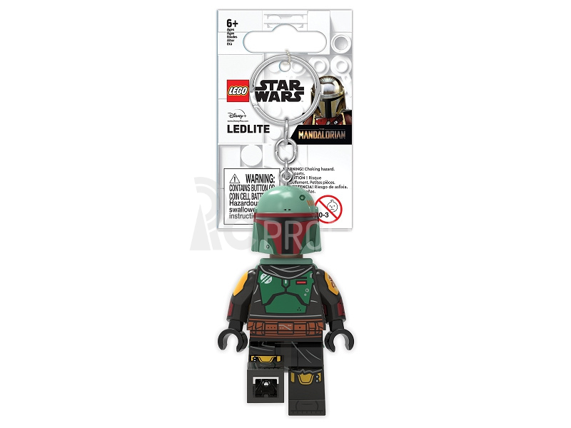 LEGO svítící klíčenka - Star Wars Boba Fett