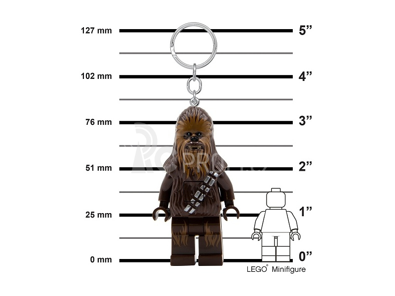 LEGO svítící klíčenka - Star Wars Chewbacca