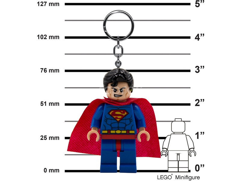 LEGO svítící klíčenka - Superman