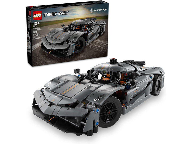 LEGO Technic - Šedé hyperauto Koenigsegg Jesko Absolut