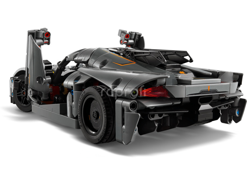 LEGO Technic - Šedé hyperauto Koenigsegg Jesko Absolut