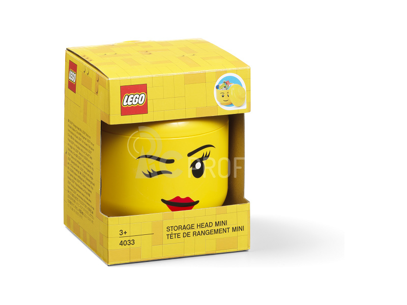 LEGO úložná hlava mini - dívka