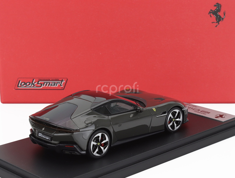 Looksmart Ferrari 12 Cilindri V12 830cv 2024 1:43 Grigio Scuro 792 - Šedá Černá