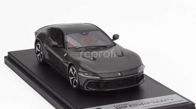 Looksmart Ferrari 12 Cilindri V12 830cv 2024 1:43 Grigio Scuro 792 - Šedá Černá