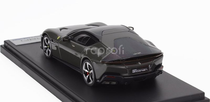 Looksmart Ferrari 12 Cilindri V12 830cv 2024 1:43 Grigio Scuro 792 - Šedá Černá