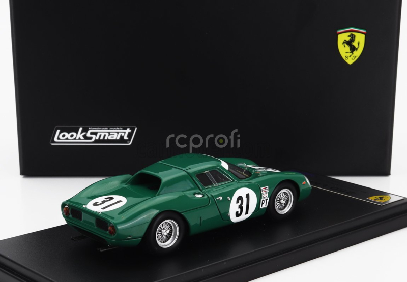 Looksmart Ferrari 250lm Coupe N 31 3rd 12h Sebring 1965 David Piper - Tony Maggs 1:43 Zelená