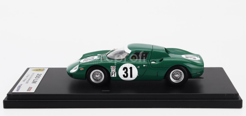 Looksmart Ferrari 250lm Coupe N 31 3rd 12h Sebring 1965 David Piper - Tony Maggs 1:43 Zelená