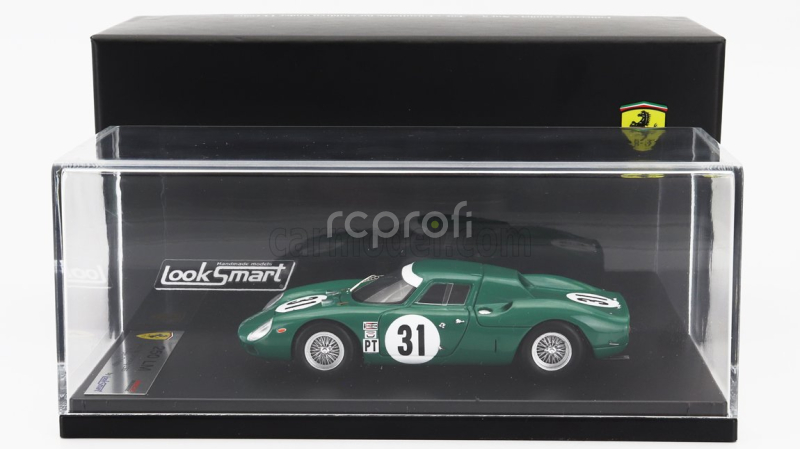 Looksmart Ferrari 250lm Coupe N 31 3rd 12h Sebring 1965 David Piper - Tony Maggs 1:43 Zelená