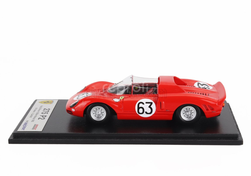 Looksmart Ferrari 275 P2 Team Sefac Spa N 63 Winner 1000km Monza 1965 Mike Parkes - Jean Guichet 1:43 Red