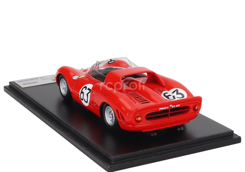 Looksmart Ferrari 275 P2 Team Sefac Spa N 63 Winner 1000km Monza 1965 Mike Parkes - Jean Guichet 1:43 Red