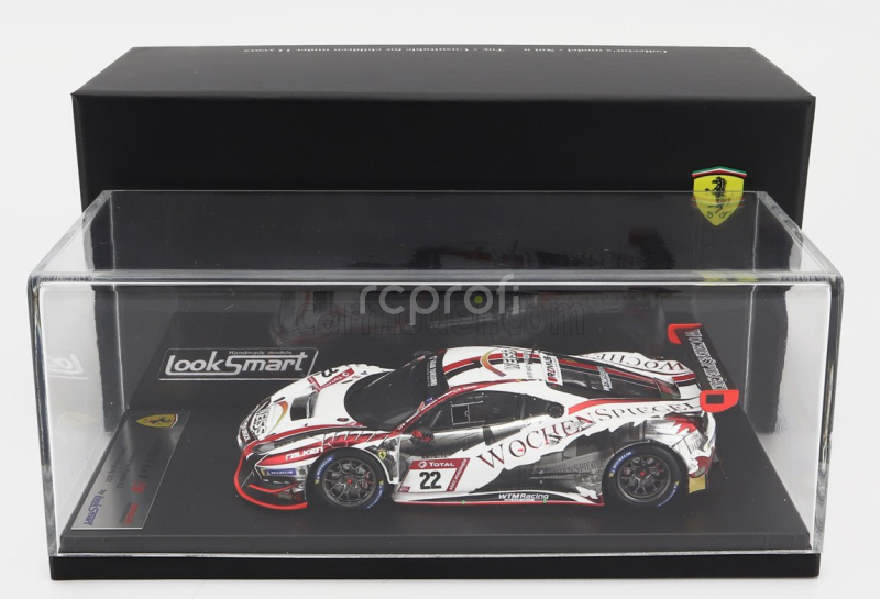 Looksmart Ferrari 488 Gt3 Evo 3.9l Turbo V8 Team Wtm Phoenix Racing N 22 24h Nurburgring 2021 Indy Dontje - Daniel Keilwitz - Jochen Krumbach - Georg Weiss 1:43 Bílá Červená Černá