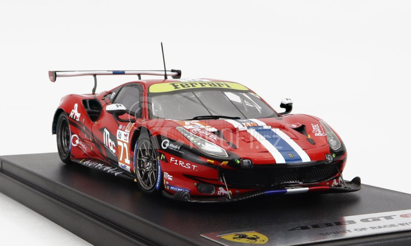 Looksmart Ferrari 488 Gte Evo 3.9l Turbo V8 Team Spirit Of Race N 71 1:43, červená