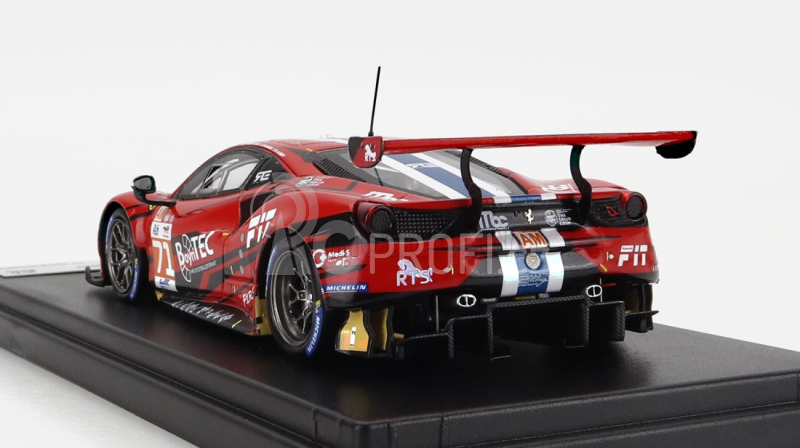 Looksmart Ferrari 488 Gte Evo 3.9l Turbo V8 Team Spirit Of Race N 71 1:43, červená