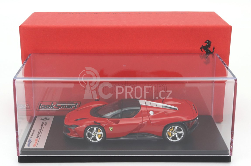 Looksmart Ferrari Daytona Sp3 Closed Roof 2022 1:43 Rosso Corsa - Červená