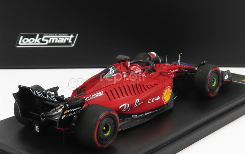 Looksmart Ferrari F1-75 Team Scuderia Ferrari N 16 Winner Bahrain Gp 2022 Charles Leclerc 1:43 Red