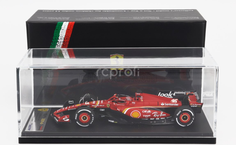 Looksmart Ferrari F1  Sf-24 Team Scuderia Ferrari N 16 3rd Saudi Arabia Gp 2024 Charles Leclerc 1:43 Červená Černá