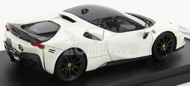 Looksmart Ferrari Sf90 Stradale Hybrid 1000hp 2019 1:43 Bianco Avus - Bílá Černá