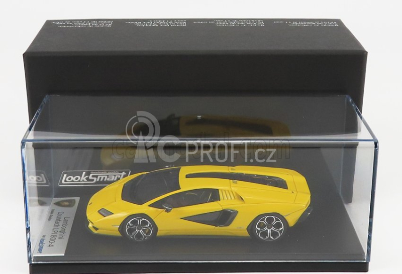 Looksmart Lamborghini Countach Lpi 800-4 2021 1:43 Giallo - Žlutá