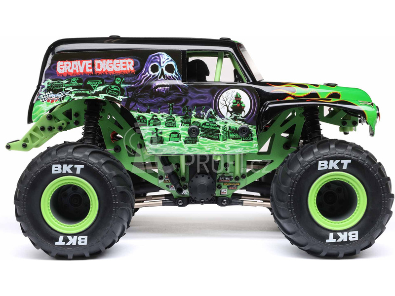 RC auto Losi Mini LMT 1:18 4WD RTR Grave Digger