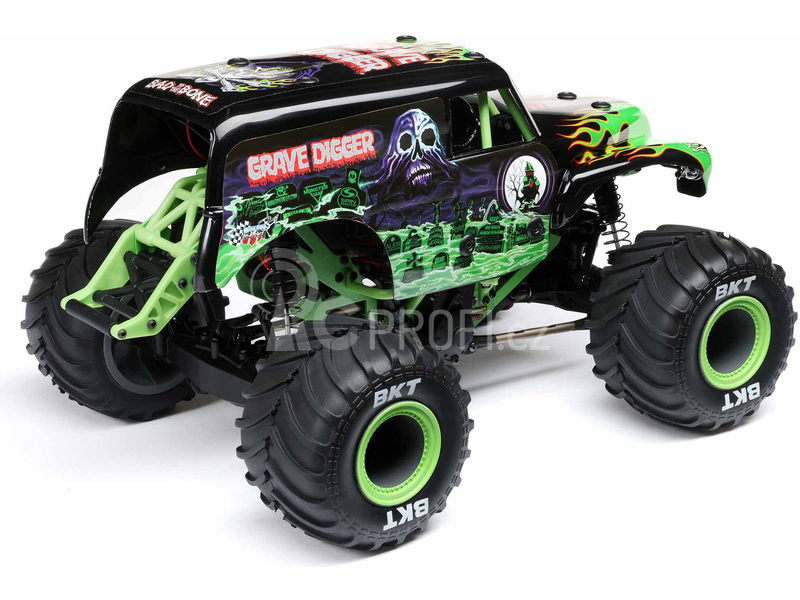 RC auto Losi Mini LMT 1:18 4WD RTR Grave Digger